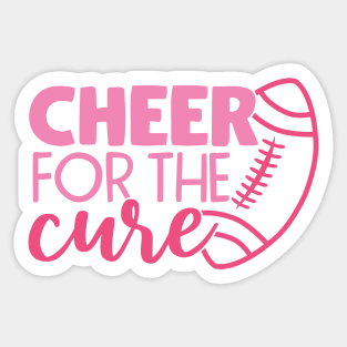 Cheer for the cure Sticker